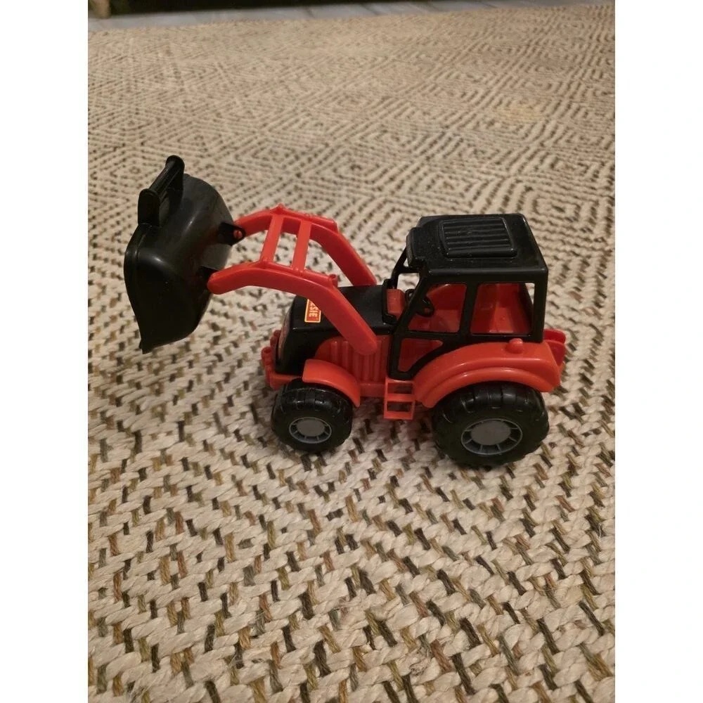 Polesie Toy Tractors Pull-Back Ray Toys‎ Loose Red